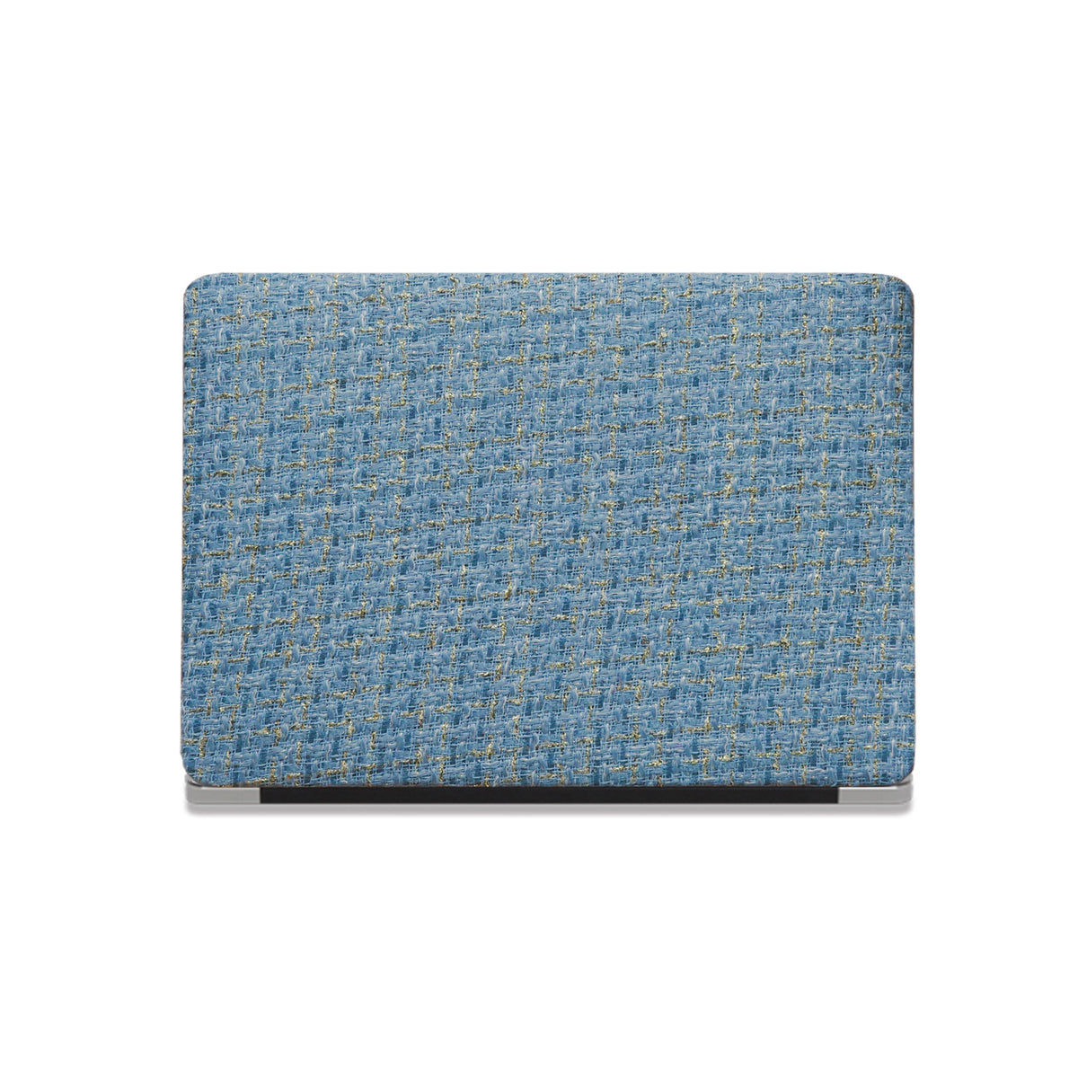 Plain Weave Chanel Style ♾ Sky Blue Yarn Woven Mac Case