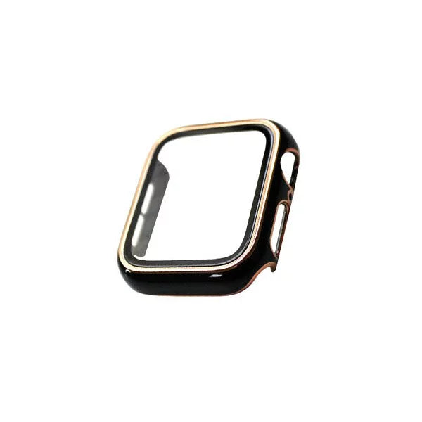 Cloisonné style Protective Case/Tempered Film Combo & Apple Watch Protective Case