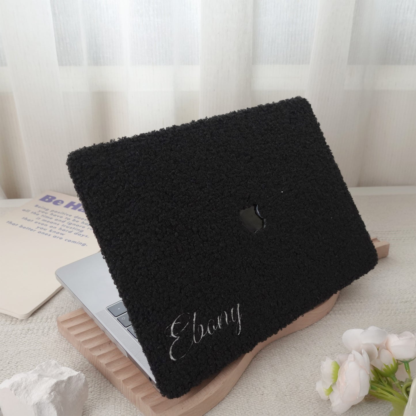 This Is Us Custom Black ♾ Teddy Plush Leather Macbook Case
