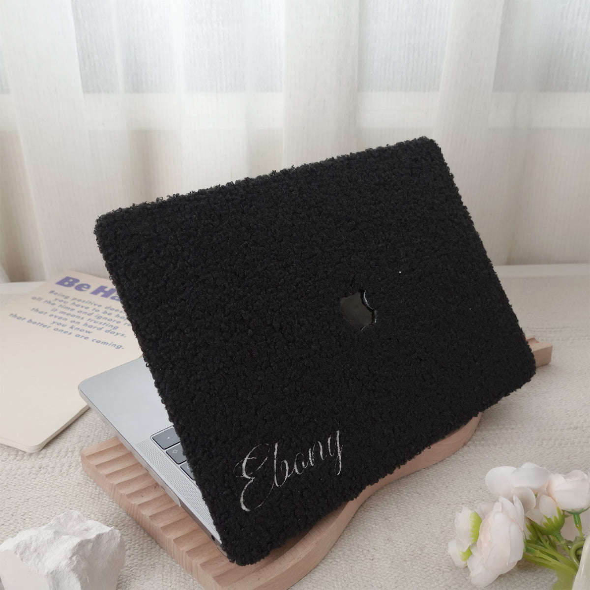 This Is Us Custom Black ♾ Teddy Plush Leather Macbook Case