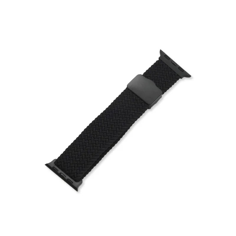 Elastic nylon magnetic closure breathable Apple Watch strap