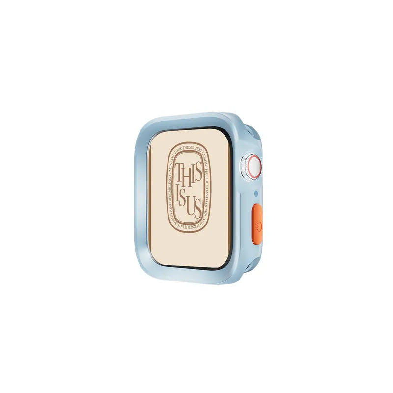 One Piece Colorful Silica Gel Apple Watch Case