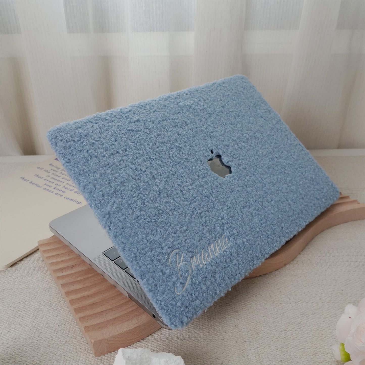 This Is Us Custom Teddy Fleece ♾ Slate Blue MacBook Case