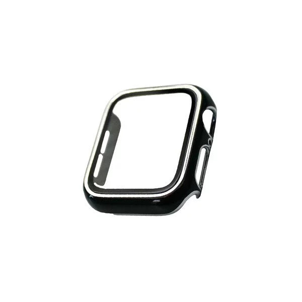 Cloisonné style Protective Case/Tempered Film Combo & Apple Watch Protective Case