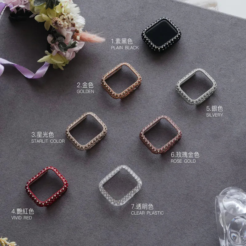 Metallic Diamond-style Premium Protection Case for Apple Watch