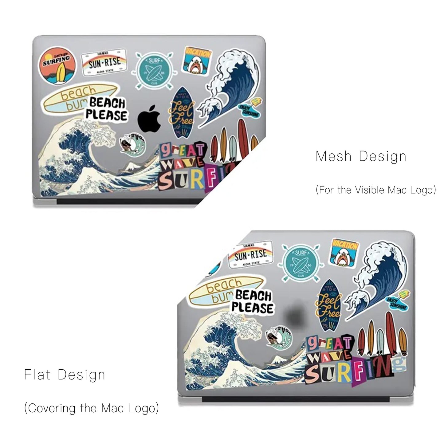 This Is Us Design - Wave Stickers Macbook Case