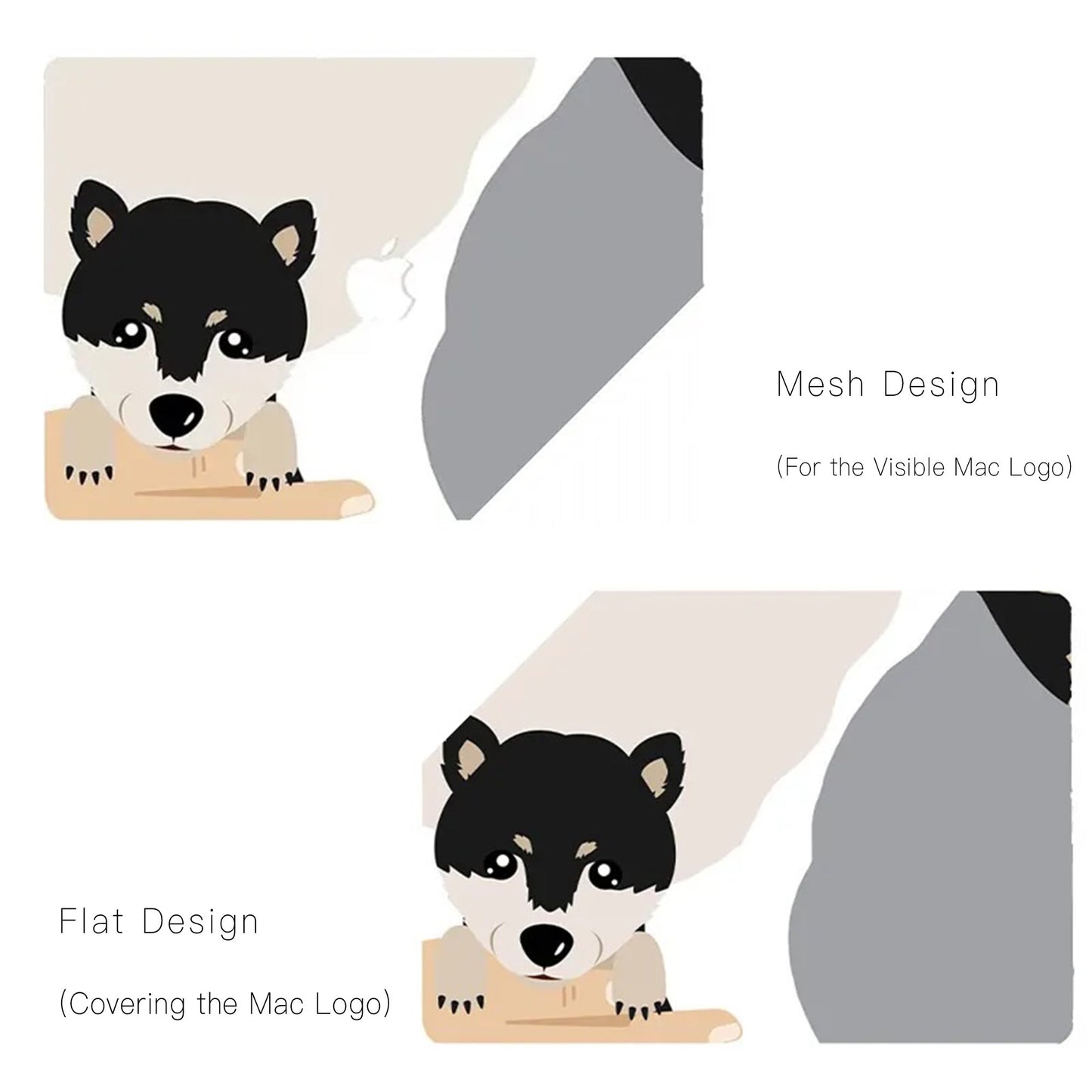 This is us design series Shiba Inu good friends Macbook case