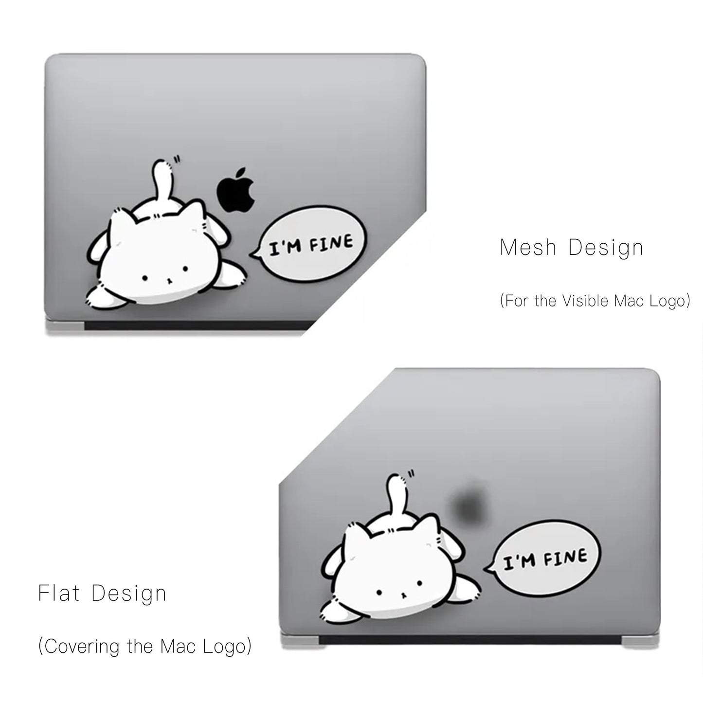 This Is Us Design - I'm Fine Cat Macbook Case