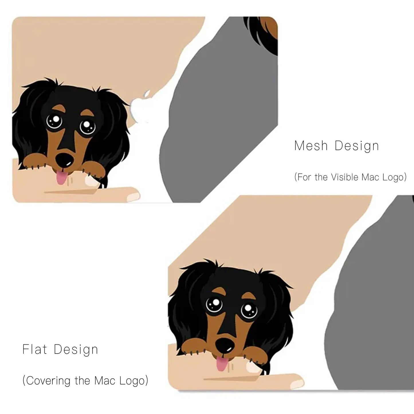 This is us design series dachshund good friend Macbook case