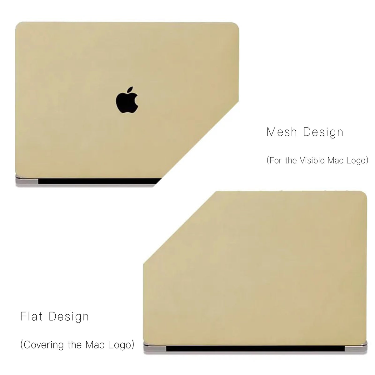 Wheat Suede Leather Macbook Case