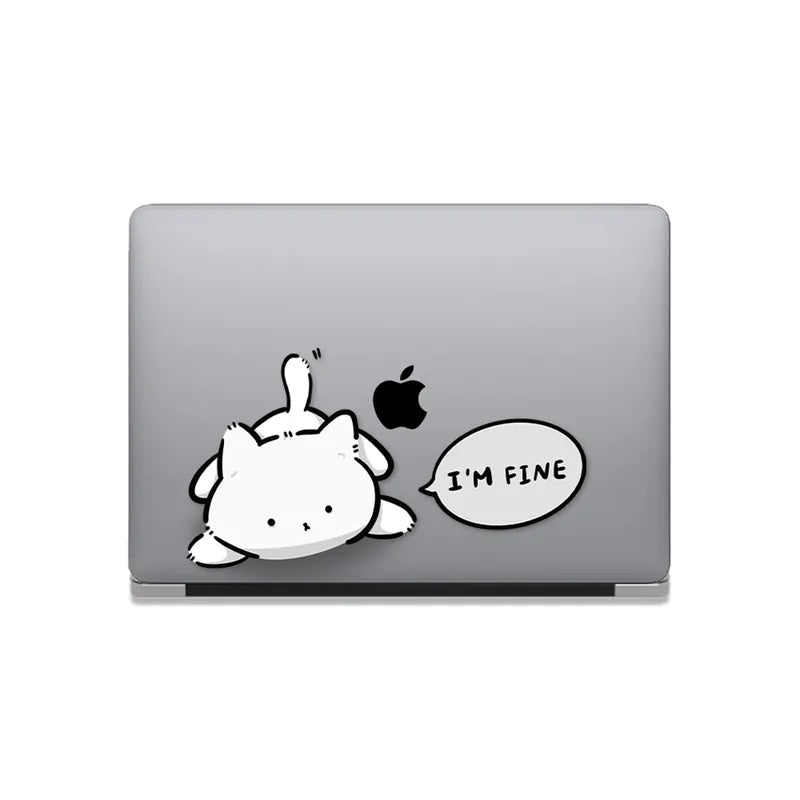 This Is Us Design - I'm Fine Cat Macbook Case