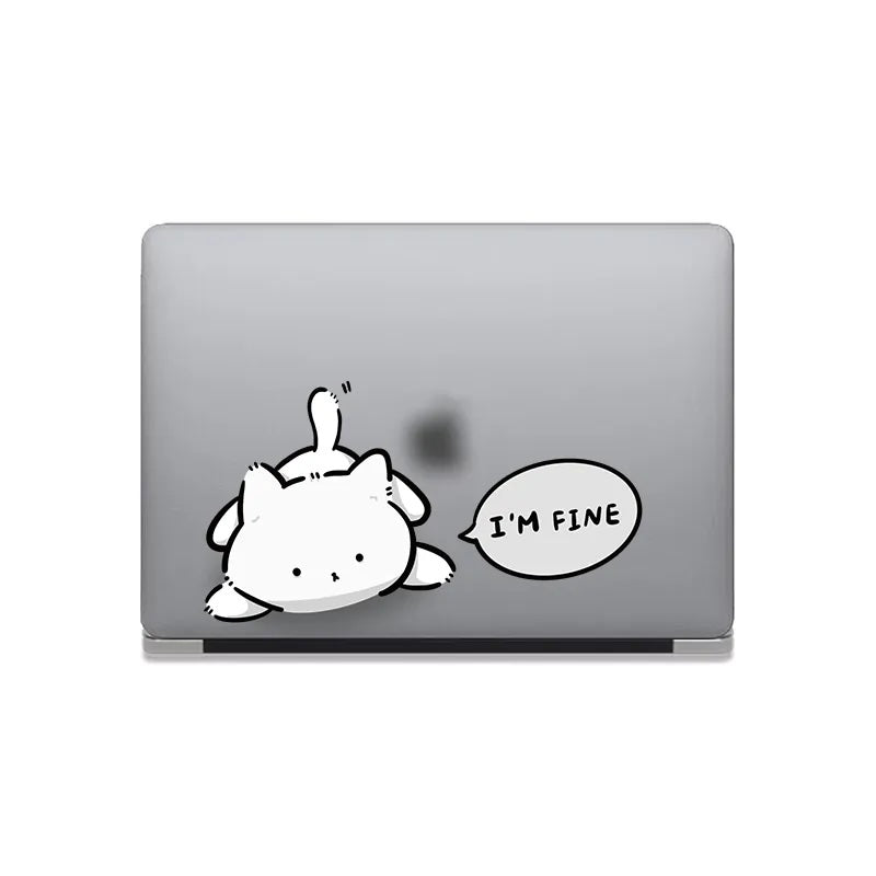This Is Us Design - I'm Fine Cat Macbook Case
