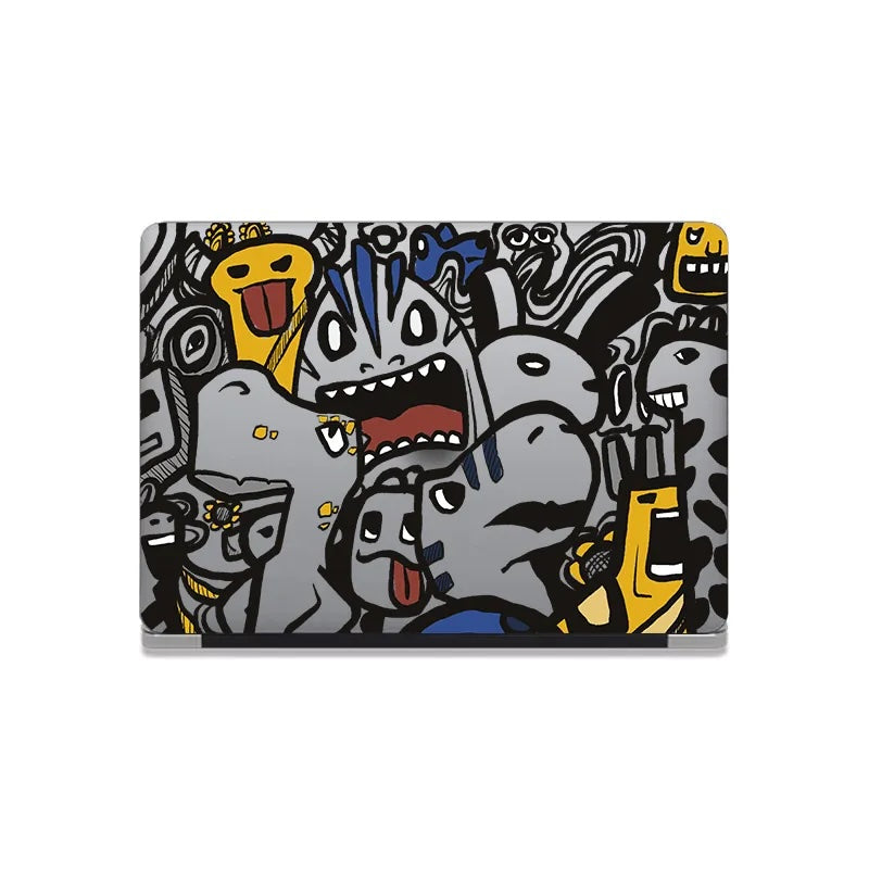 This Is Us Design - Doodle Monster Macbook Case