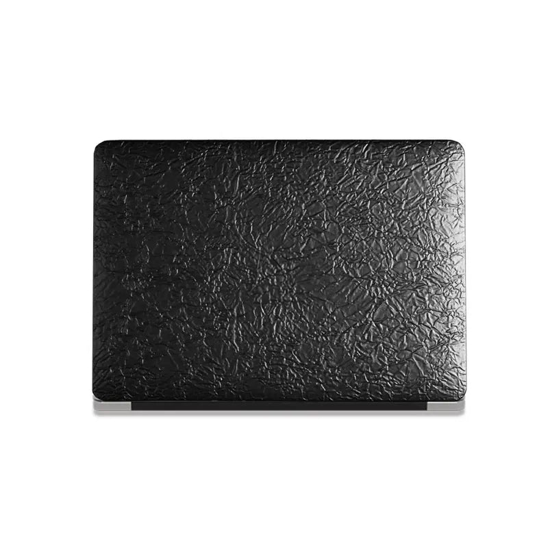 Iron Black Irregular Leather Macbook Case