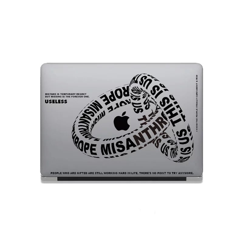 This Is Us Design - World-Weary Double Rings Macbook Case