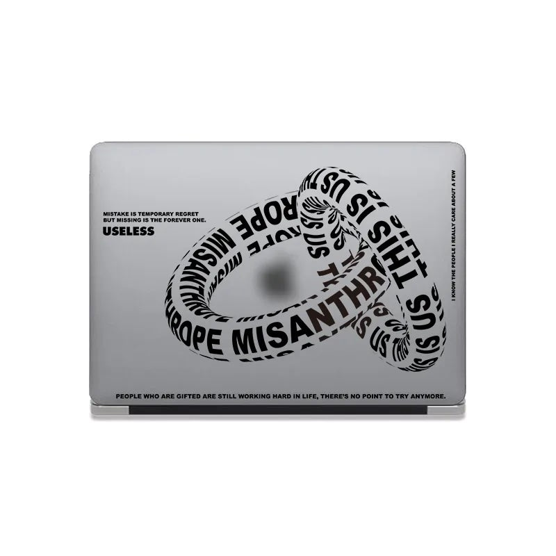 This Is Us Design - World-Weary Double Rings Macbook Case