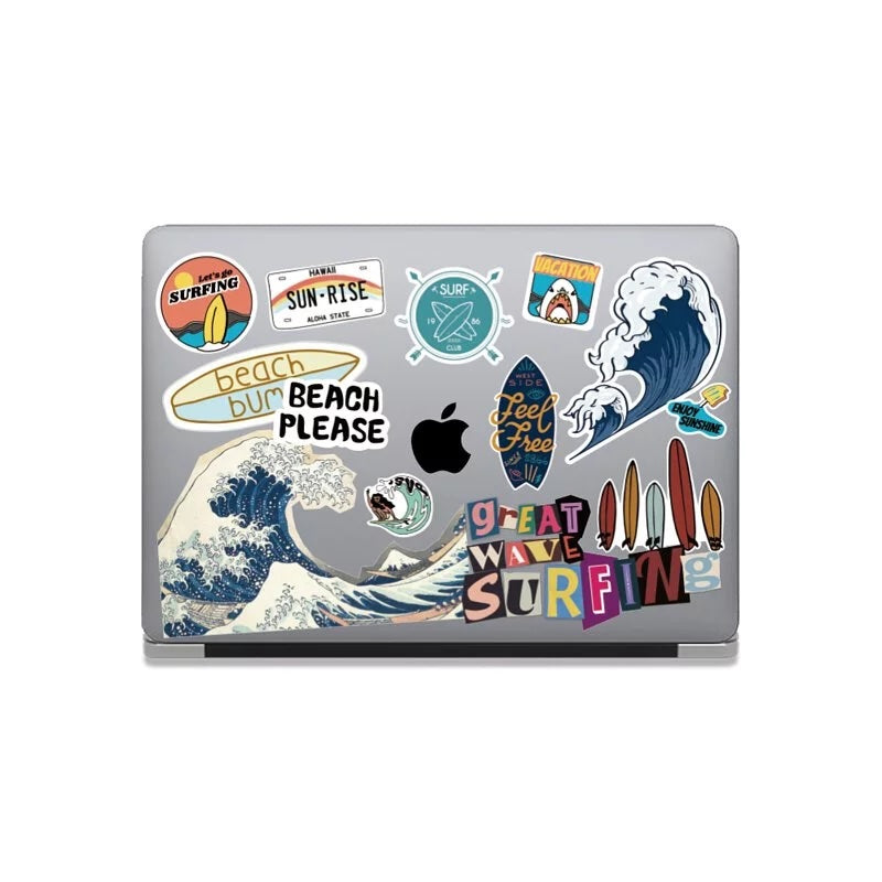 This Is Us Design - Wave Stickers Macbook Case