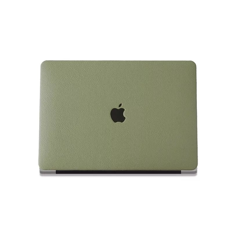 Green Lychee Peel Leather Macbook Case