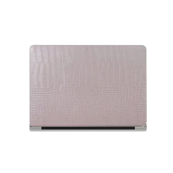 Purple Crocodile Leather Macbook Case