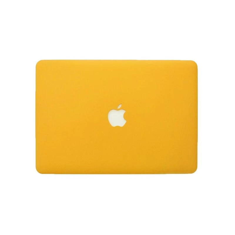 Yellow Frosted Macbook Case