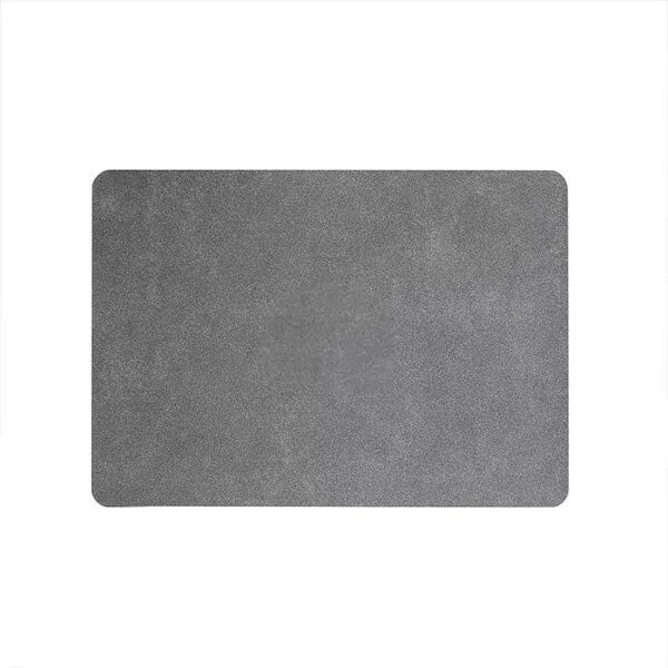 Grey Suede Leather Macbook Case
