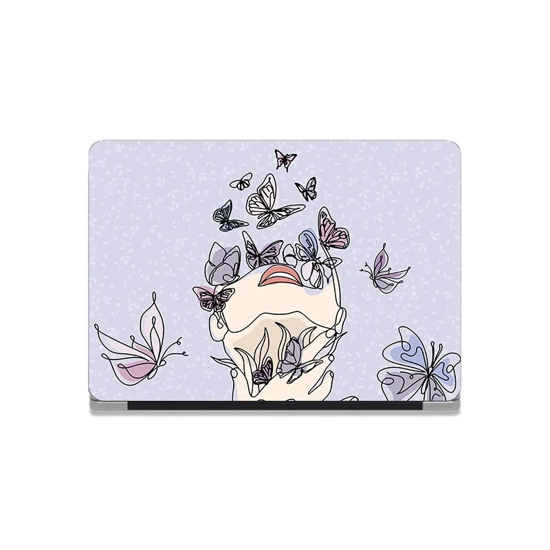 This Is Us Design - Colorful butterflies flying Macbook Case