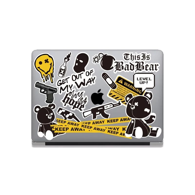 This Is Us Design - Bad Bear Stickers Macbook Case