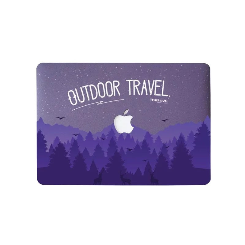 This is us design Outdoor night Macbook case