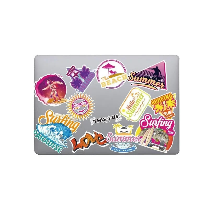 This is us design series Explosion sticker Macbook case