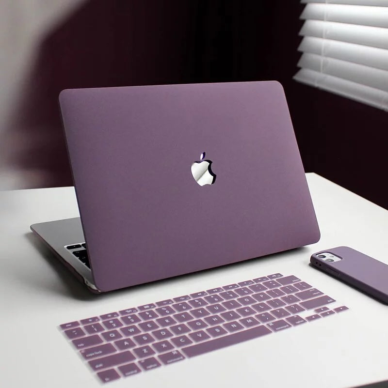 Cool Purple Frosted Macbook Case