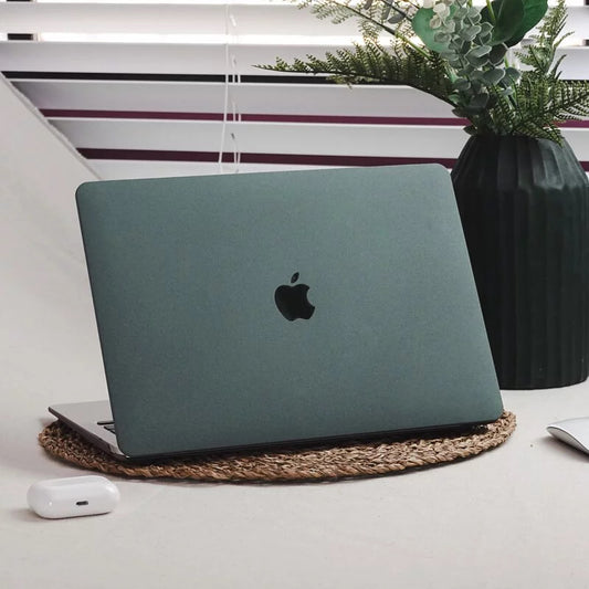 Midnight Green Frosted Macbook Case