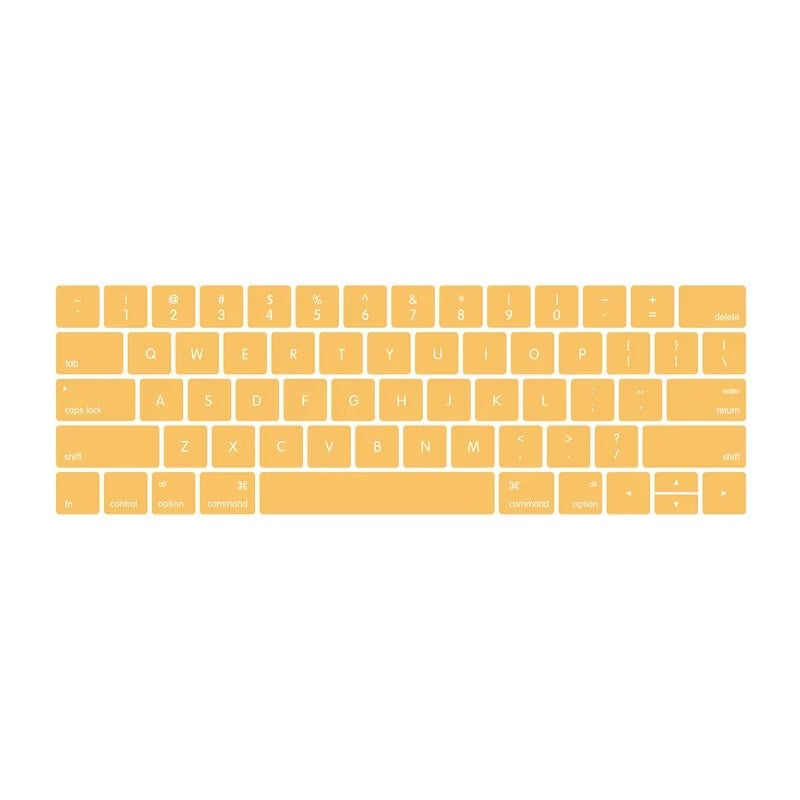 Yellow Macbook Keyboard Cover