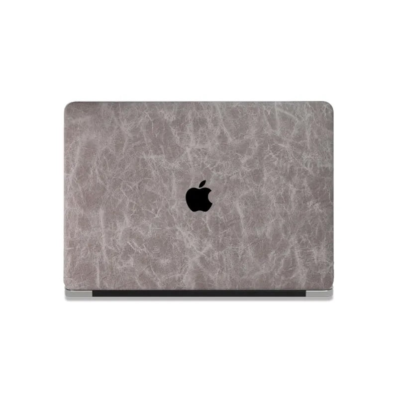 Iron Rock Texture Leather Macbook Case