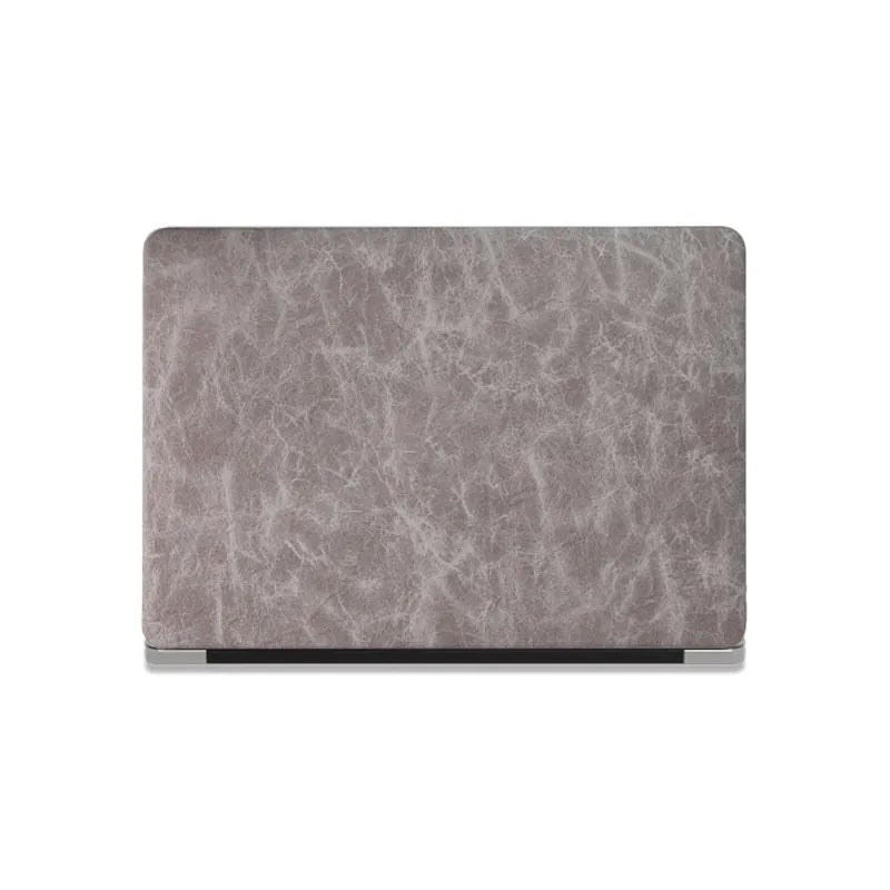 Iron Rock Texture Leather Macbook Case