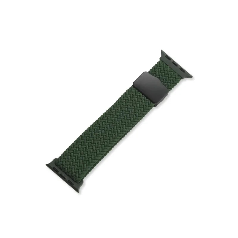 Elastic nylon magnetic closure breathable Apple Watch strap