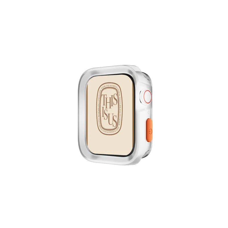 One Piece Colorful Silica Gel Apple Watch Case