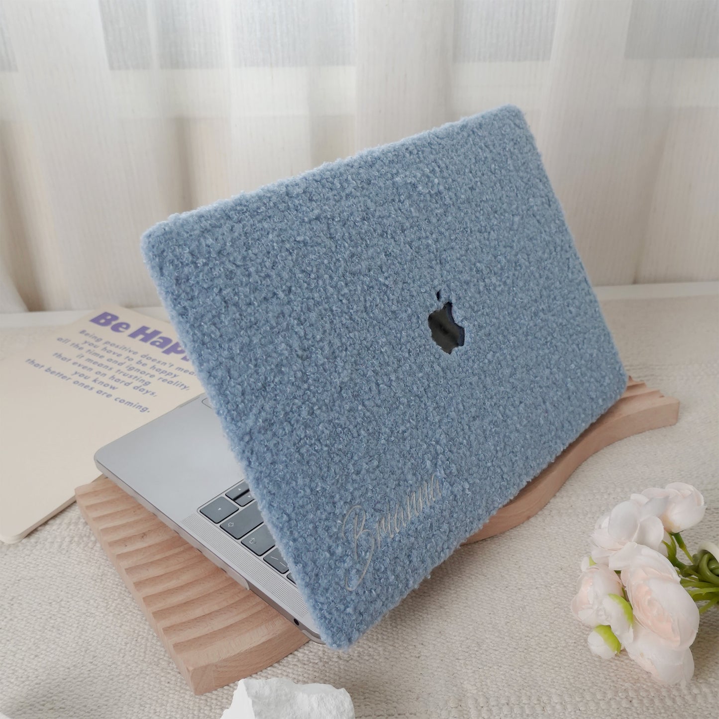 This Is Us Custom Teddy Fleece ♾ Slate Blue MacBook Case