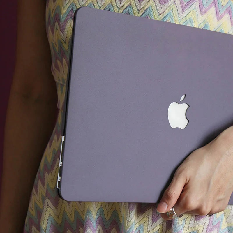 Cool Purple Frosted Macbook Case