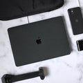 Black Frosted Macbook Case