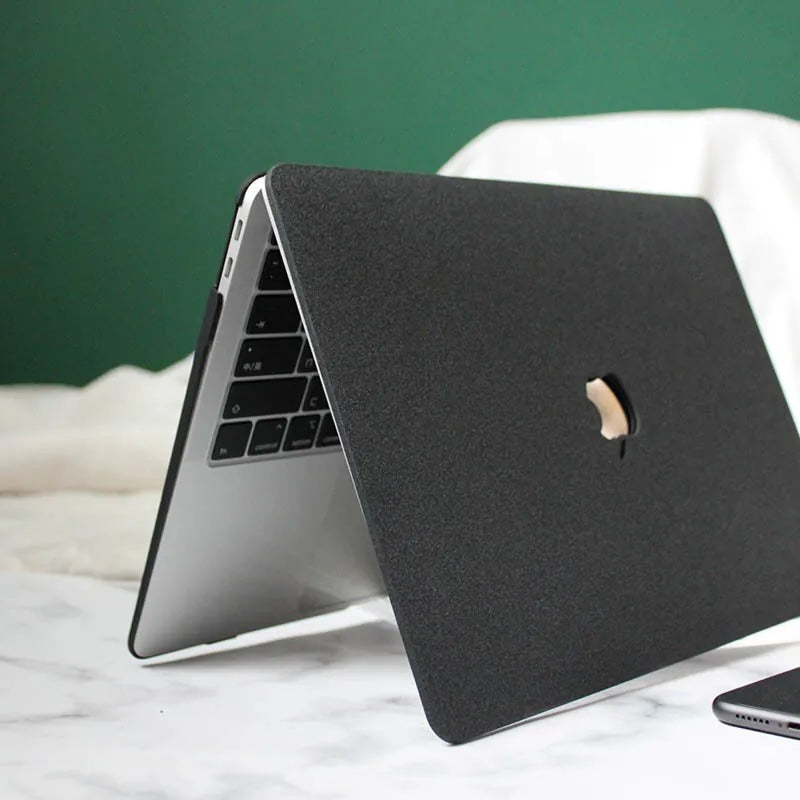 Black Frosted Macbook Case