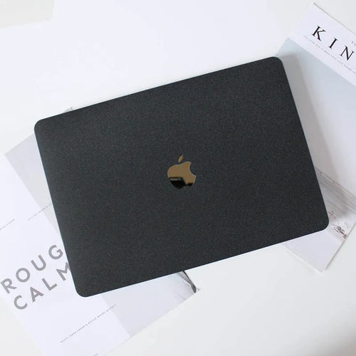 Black Frosted Macbook Case