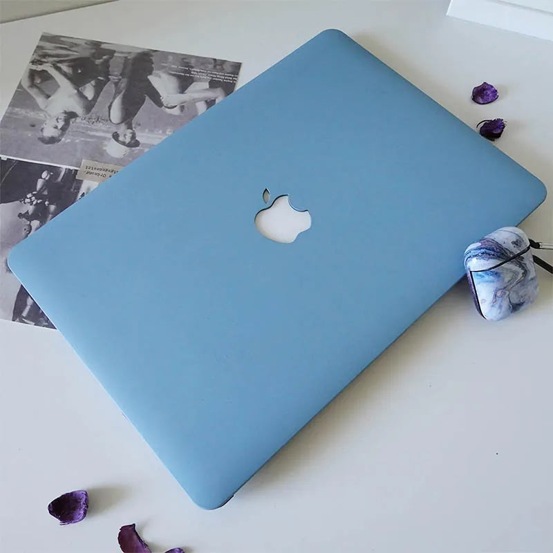 Sky blue Frosted Macbook Case