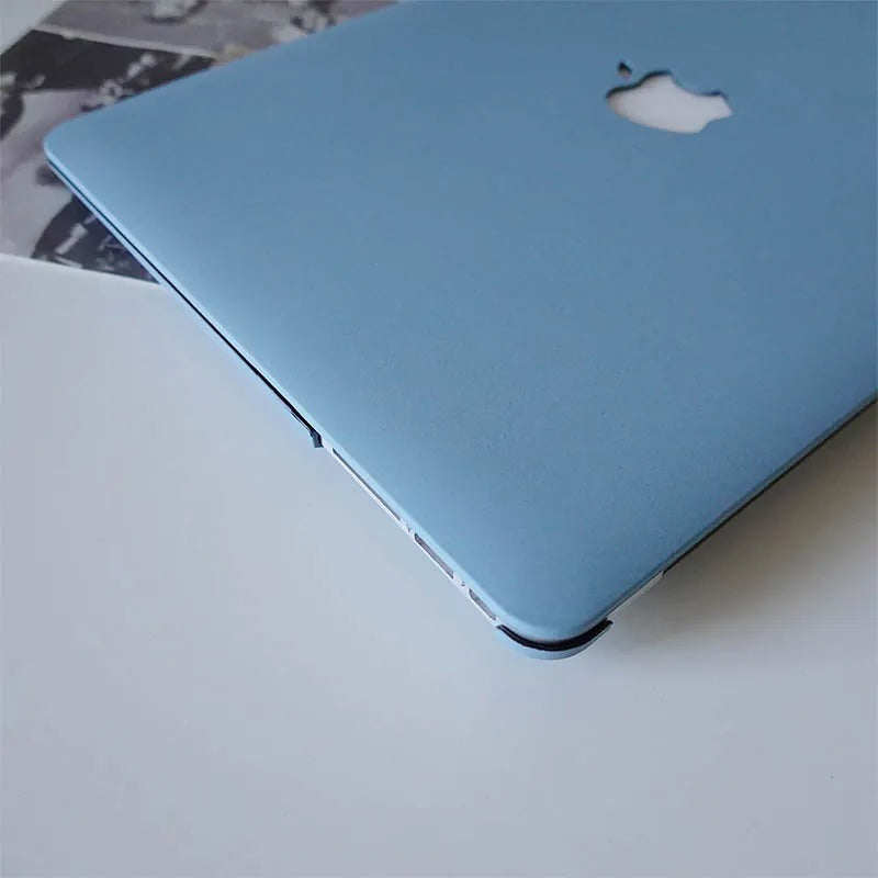 Sky blue Frosted Macbook Case