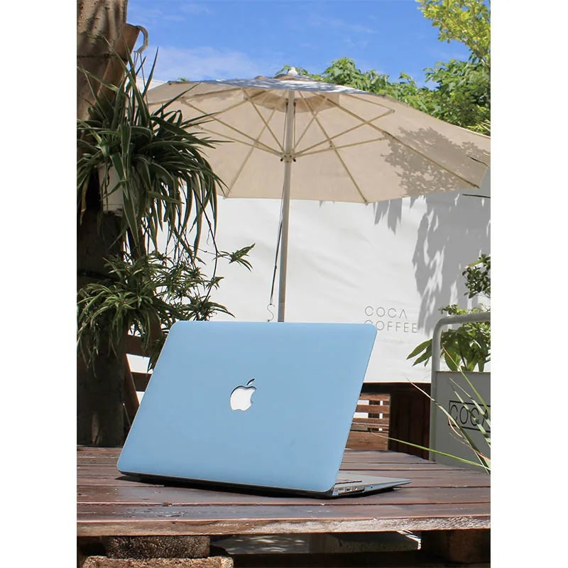 Sky blue Frosted Macbook Case