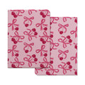 Design Cherry Ribbon Pencil Magnetic Pen Slot iPad Protective Case