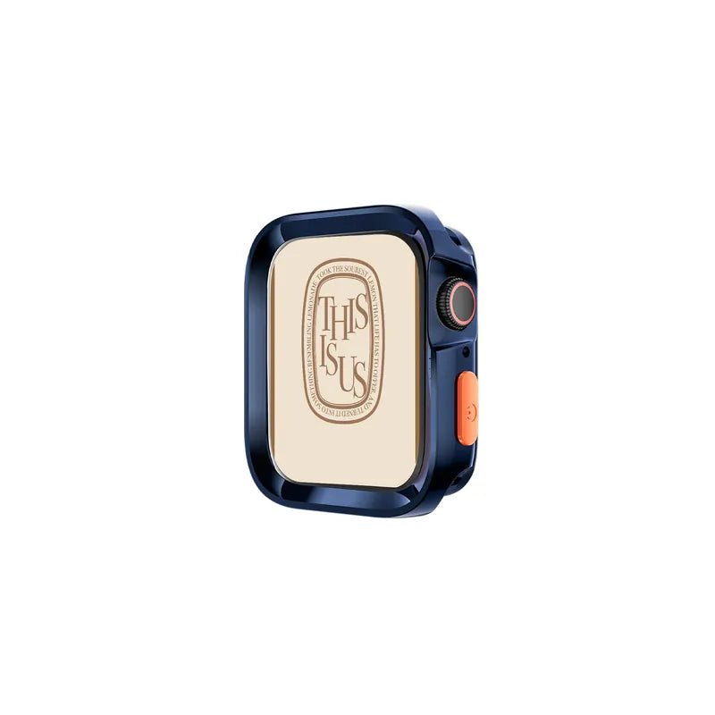 One Piece Colorful Silica Gel Apple Watch Case