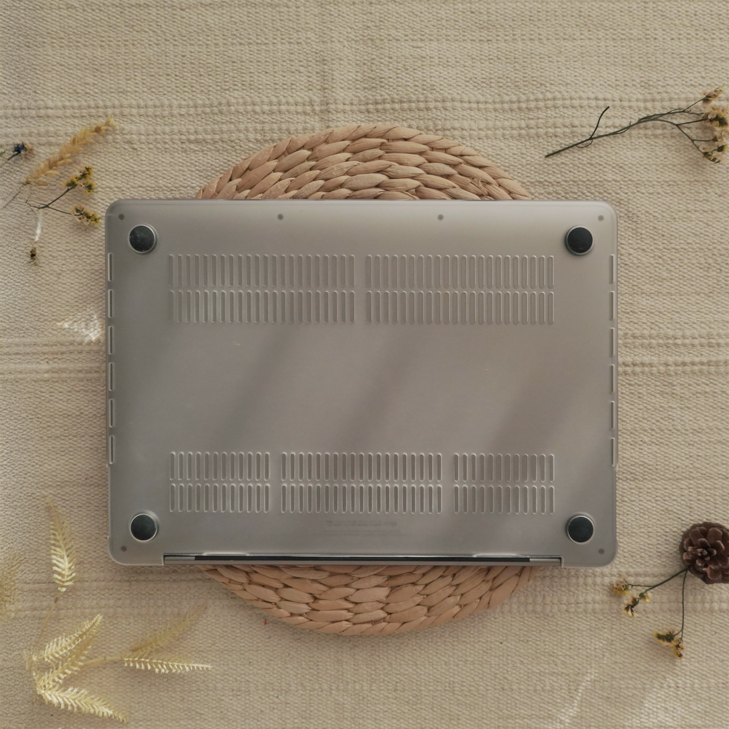 Lychee Texture Deep Purple ♾ MacBook Case