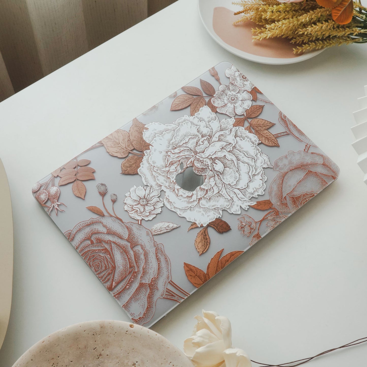 This is Us Designer Baroque Vintage Floral Mac Case Mac Case