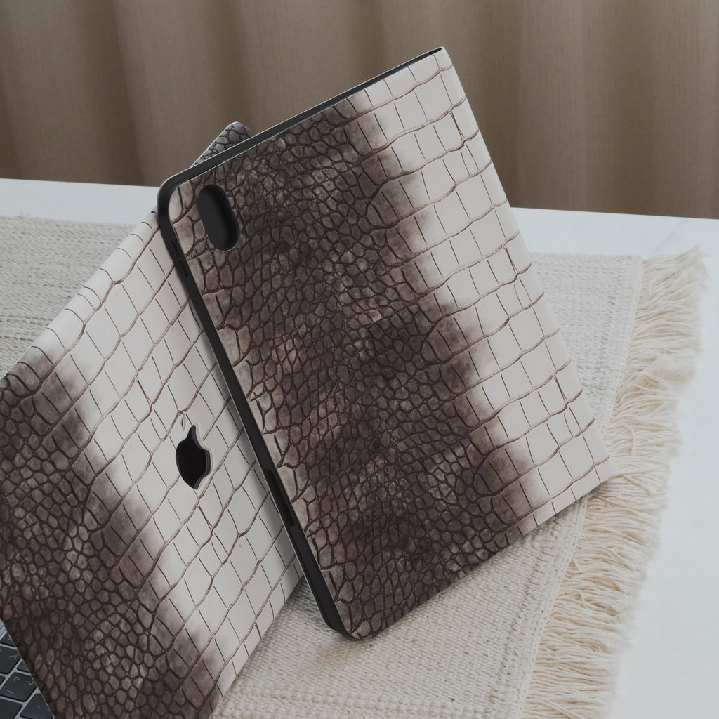 This Is Us Himalaya ♾ Gradient White & Dark Brown Pencil Magnetic Slot iPad Case