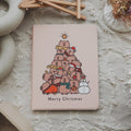 Thisisus Design Christmas Tree Capybara Pencil Magnetic Holder iPad Case
